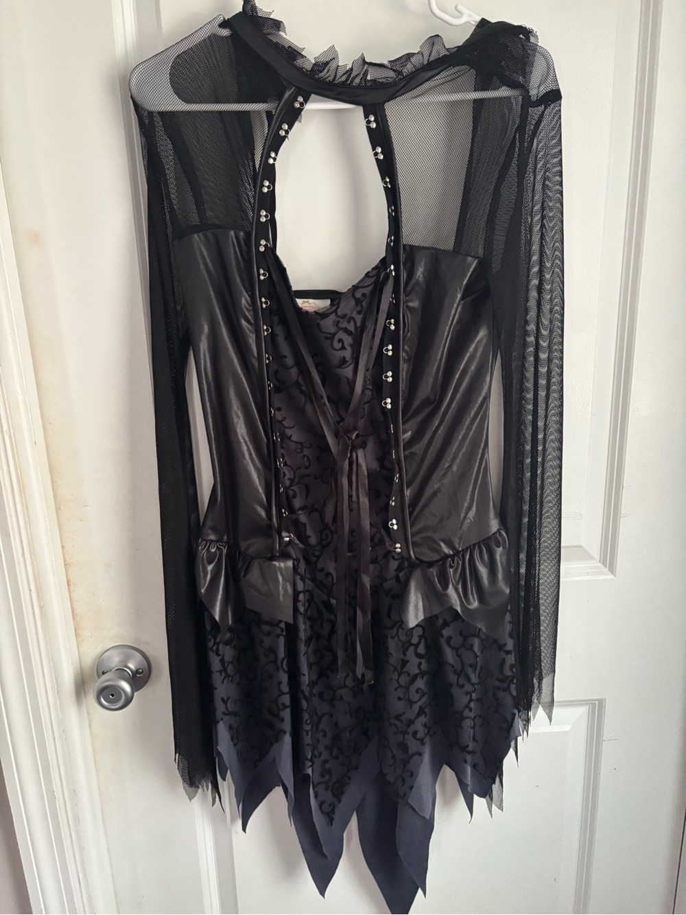 eye candy Black Gothic Corset Dress